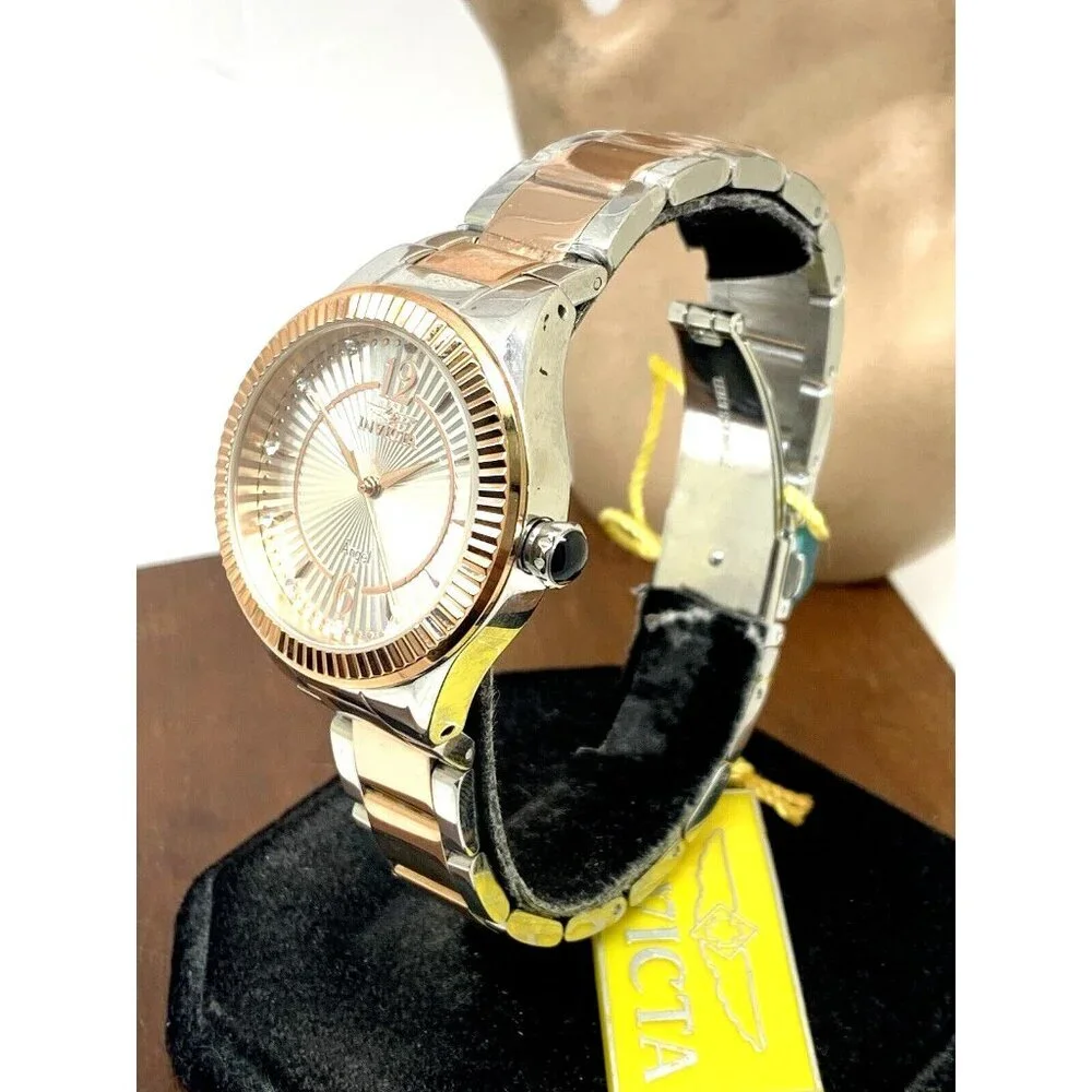 Invicta Women's Watch 28343 Angel Quartz Two Tone Stainless Steel 35mm